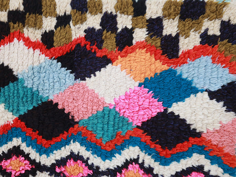 Ahaszi  Moroccan Rug 3'3" x 8'9"