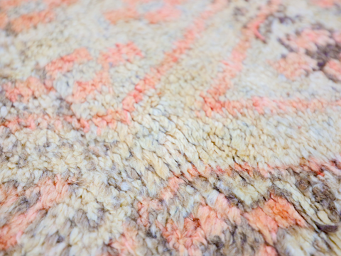 Hizal Vintage Moroccan Rug  5'1" x 9'3"