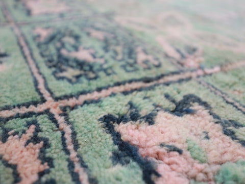 Abarug Vintage Moroccan Rug  6'3" x9'6"