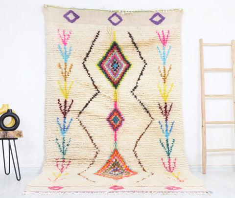 Amghar Moroccan Rug 5'1" x 8'3"