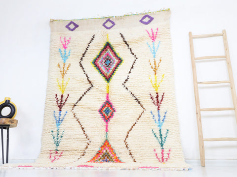 Amghar Moroccan Rug 5'1" x 8'3"