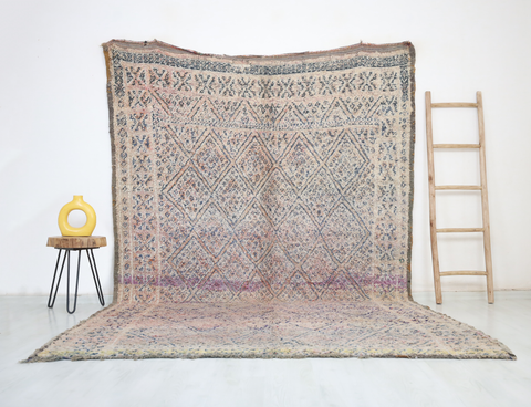 Tihya Vintage Moroccan Rug  7'1" x11'5"