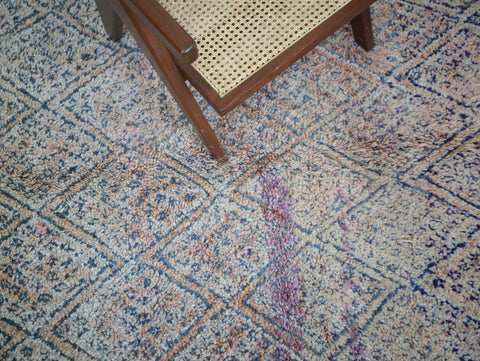 Tihya Vintage Moroccan Rug  7'1" x11'5"