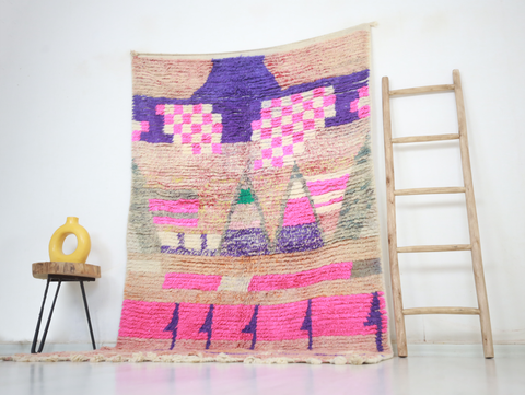 Maslay  Moroccan Rug 4'8" x 8'5"