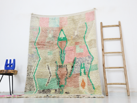 Assalas  Moroccan Rug 4'9" x 8'3"