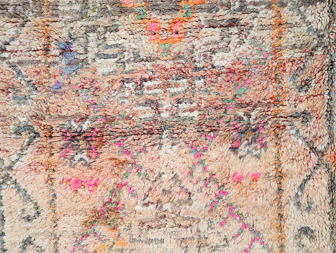 Azenzar Vintage Moroccan Rug  5'8" x9'5"