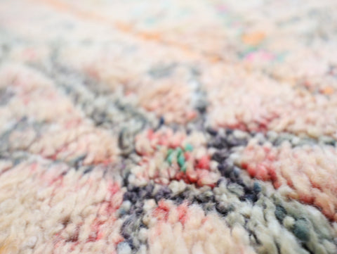 Azenzar Vintage Moroccan Rug  5'8" x9'5"