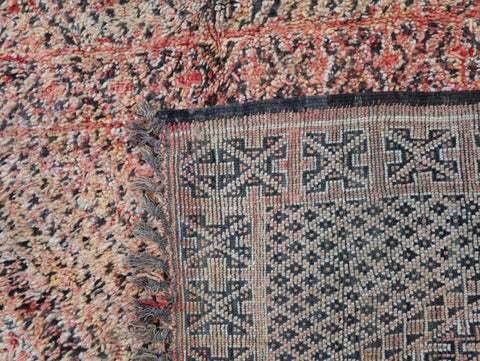 Asmawen  Vintage Moroccan Rug  6'3" x12'5"