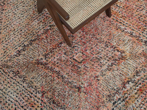 Asmawen  Vintage Moroccan Rug  6'3" x12'5"