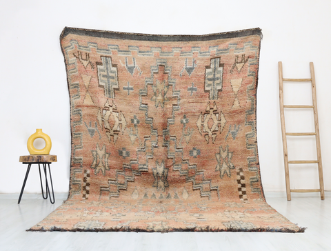 Izra Vintage Moroccan Rug  6'4" x10'3"