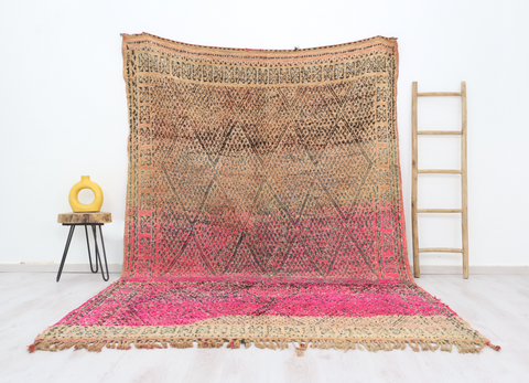 Massin Vintage Moroccan Rug  6'9" x10'5"