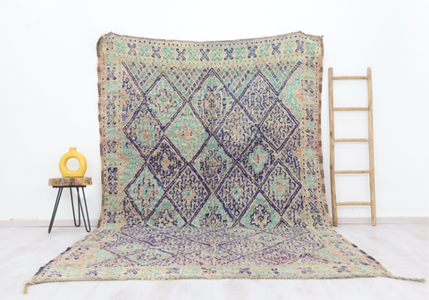 Assinan Vintage Moroccan Rug  7'0" x11'1"