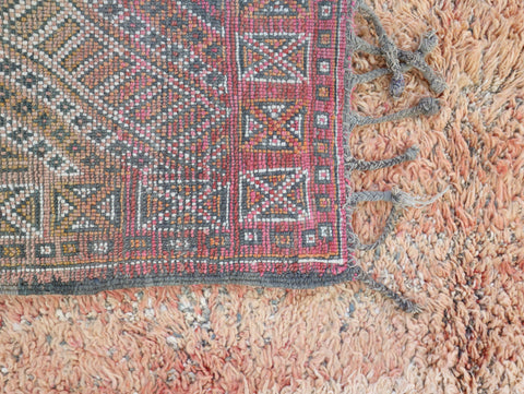 Akaram Vintage Moroccan Rug  6'9" x9'2"