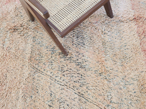 Akaram Vintage Moroccan Rug  6'9" x9'2"