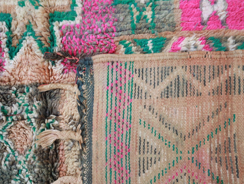 Tinireft Vintage Moroccan Rug  5'9" x9'8"