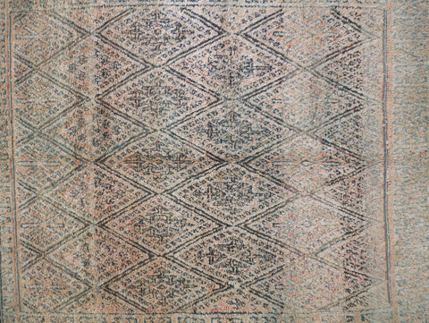 Abarghus Vintage Moroccan Rug  6'8" x8'3"