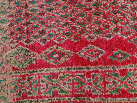 Fena Vintage Moroccan Rug  6'3" x10'4"
