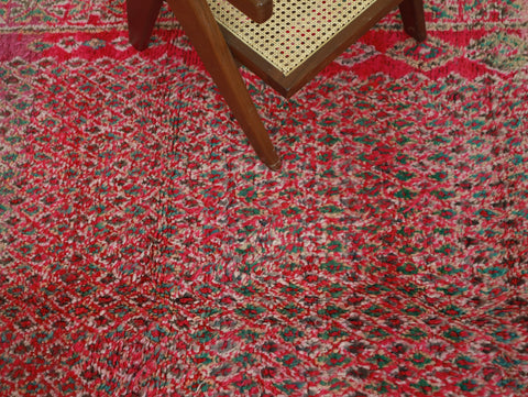 Fena Vintage Moroccan Rug  6'3" x10'4"