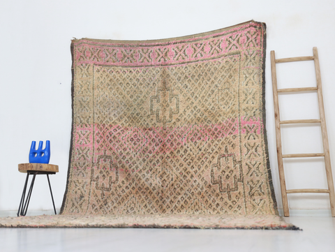 Azena Vintage Moroccan Rug  6'5" x11'5"