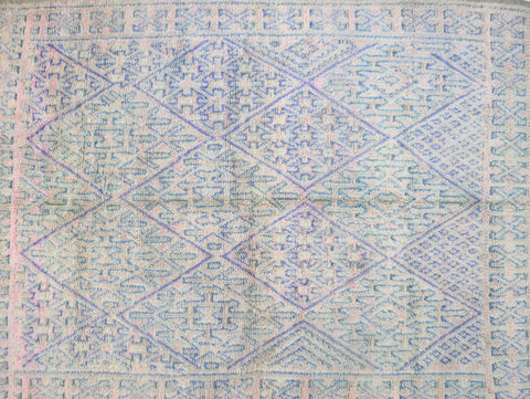 Tawurt Vintage Moroccan Rug  6'6" x9'2"