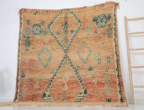 Qamir Vintage Moroccan Rug  5'9" x 8'7"