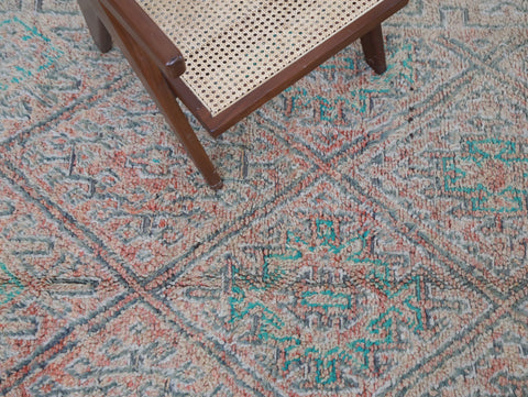 Ider Vintage Moroccan Rug  6'3" x9'2"