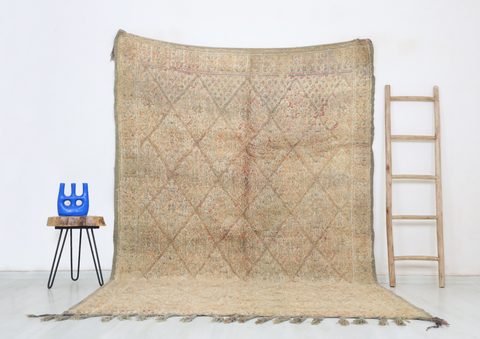 Charifa Vintage Moroccan Rug  6'5" x9'4"