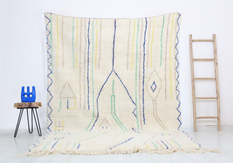 Hizrat Beni Ourain Rug 6'7" x 9'6"