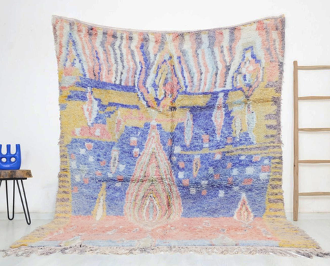 Cikar  Moroccan Rug  6'9" x 8'9"